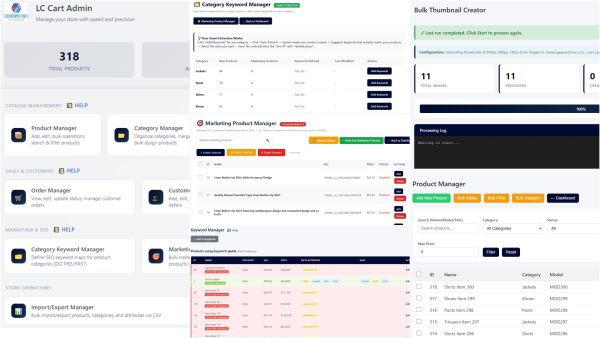 LC Cart Full Admin Panel - Merchant Tools