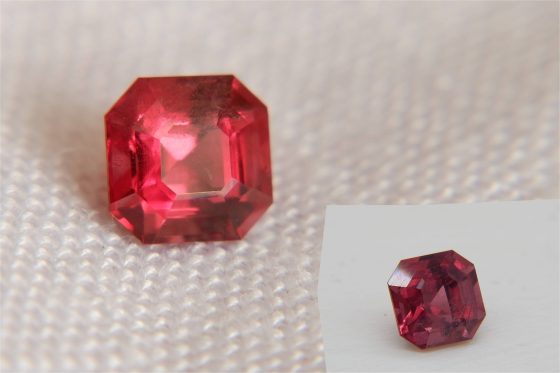 Padparadscha Sapphire - Cushion - 1.12 ct - GIR certified