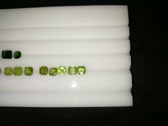 14 Unheated Demantoid Garnet Lot - Various - 6.25 ct - COR authenticated