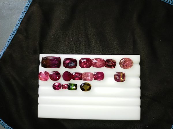 17 Unheated Tourmaline - Cushion - 46.05 ct - COR authenticated