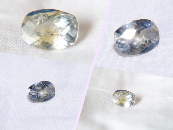 Blue/Silver Sapphire - Rectangular - 1.92 ct - COR authenticated