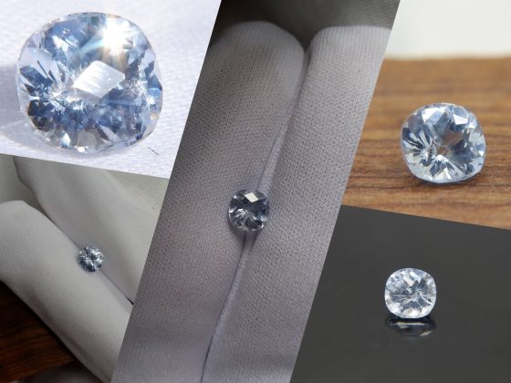 Vivid Sky Blue Sapphire - Cushion - 1.90 ct - COR authenticated