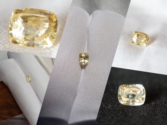 Vivid Yellow Handcrafted Sapphire - Rectangular - 1.02 ct - COR authenticated