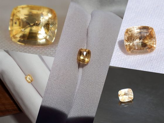 Vivid Yellow Handcrafted Sapphire - Rectangular - 1.28 ct - COR authenticated