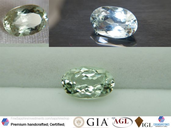 Beryl - Oval - 2.55 ct - COR authenticated