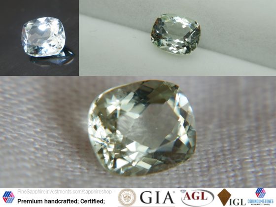 Beryl - Rectangular - 1.80 ct - COR authenticated