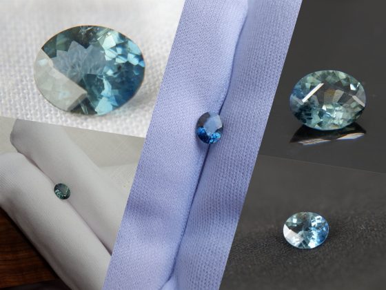 Vivid Blue/Green Sapphire - Oval - 0.70 ct - COR authenticated