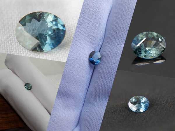 Vivid Blue/Green Sapphire - Oval - 0.70 ct - COR authenticated