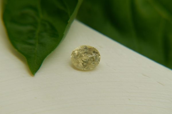 Lemon Yellow Sapphire - Oval - 1.05 ct
