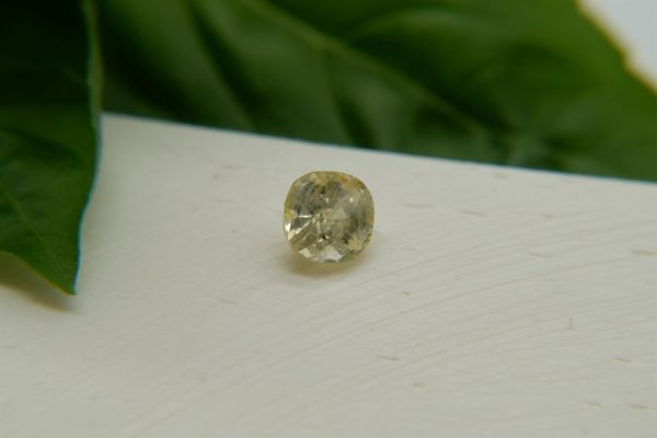 Pastel Yellow Sapphire - Cushion - 1.15 ct