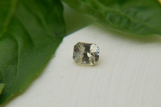 Pastel Yellow Sapphire - Octagon - 1.25 ct