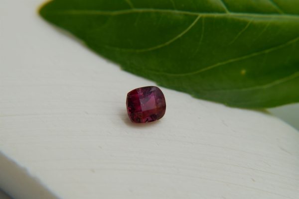 Reddish-Pink Ruby - Rectangular - 0.75 ct