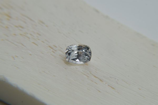 Premium: Vivid Crisp White Sapphire - Rectangular - 1.20 ct