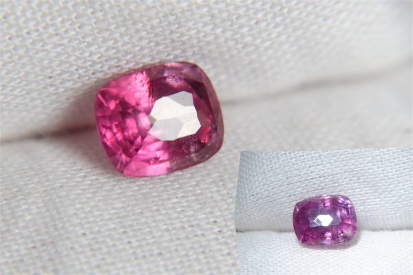 Color-Change Rhodolite Garnet - Rectangular - 1.042 ct - IGL certified