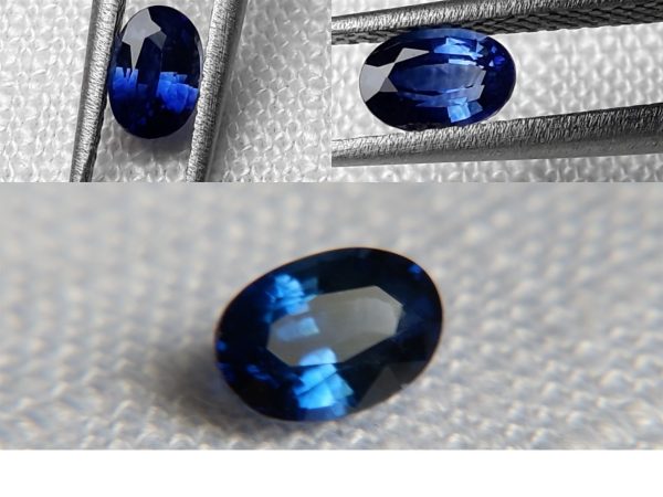 Vivid Royal Blue Sapphire - Oval - 0.68 ct - GIA certified