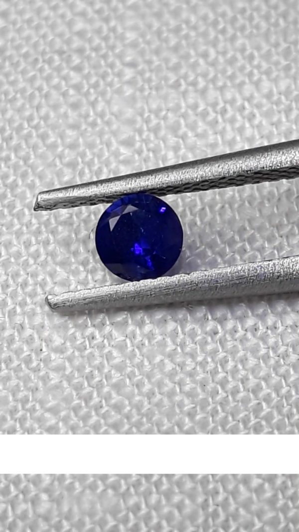 Vivid Royal Blue Sapphire - Round - 0.27 ct - GIA certified