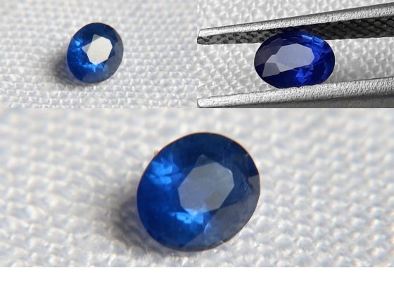 Vivid Royal Blue Sapphire - Oval - 0.39 ct - GIA certified