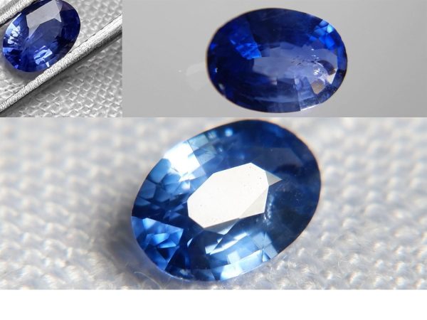 Vivid Cornflower Blue Sapphire - Oval - 0.62 ct - GIA certified