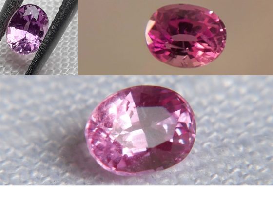 Genuine Vivid Pink Sapphire - Oval - 0.56 ct - GIA certified