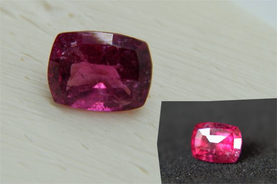Rubellite - Rectangular - 1.05 ct - COR authenticated