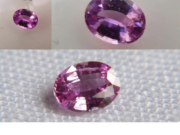 Hot Pink Sapphire - Oval - 0.65 ct - IGL certified