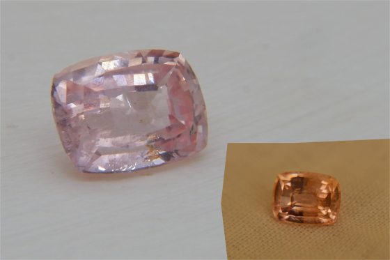 Padparadscha Sapphire - Rectangular - 1.14 ct - CSL certified