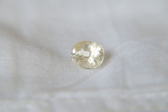 Pastel Yellow Sapphire, premium handcrafted 2.04 ct