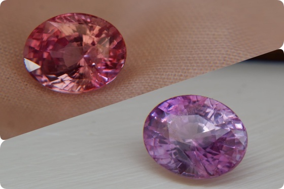 Vivid red pink sapphire, unheated, GIA certified 3.49 ct