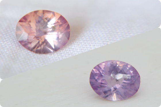 Pastel padparadscha-like premium Sapphire 1.46 ct