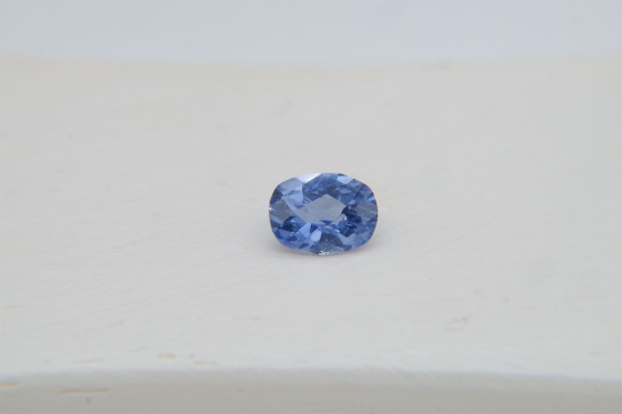 Vivid Blue premium Sapphire, handcrafted, GIA certified 0.82 ct