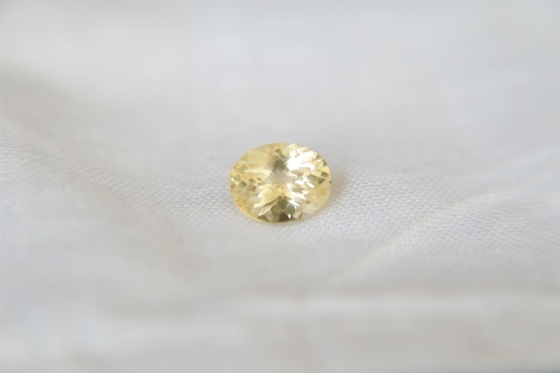 Vivid Yellow Sapphire, premium handcrafted cut 1.13 ct