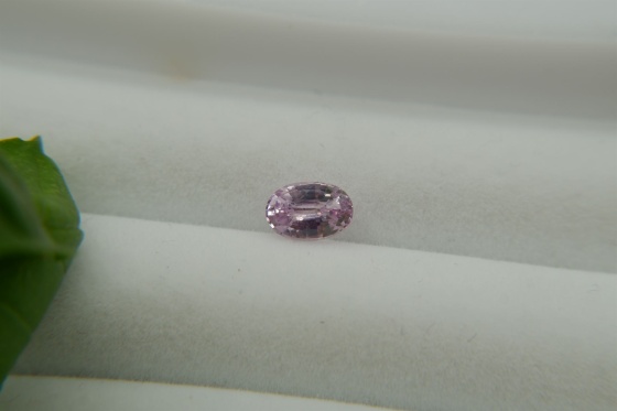 Pastel Pink Sapphire, handcrafted cut 1.35 ct