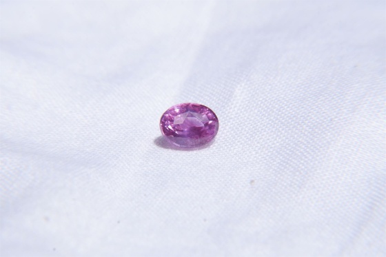 Pink Sapphire, unheated, premium cut, GIA certified 1.01 ct