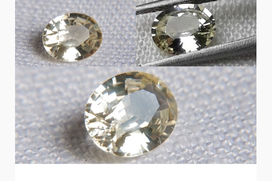 Yellow Sapphire unheated, GIA certified 0.96 ct