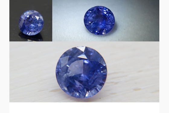 Cornflower Blue Sapphire, loose, GIA certified 1.04 ct