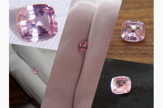 Pastel padparadscha-like premium Sapphire 0.71 ct