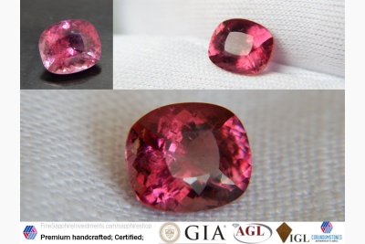 Tourmaline, untreated, raspberry Pink 2.05 ct