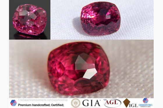 Tourmaline, untreated, raspberry Pink 1.80 ct