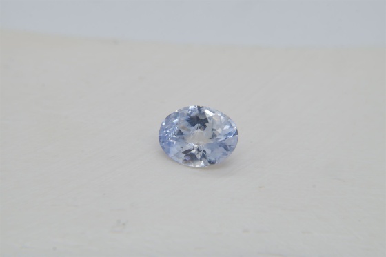 Vivid Sky Blue Sapphire handcrafted 1.41 ct