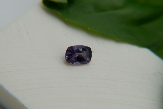 Vivid Violet Sapphire, handcrafted cut 0.70 ct