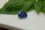 Vivid cornflower white blue Sapphire, design cut 1.90 ct