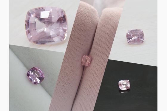 Pastel Pink handcrafted Ceylon Sapphire,GIA 0.70 ct