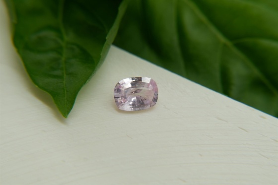 Pastel Pink Sapphire, handcrafted cut 0.90 ct