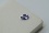 violetish Blue Pastel Sapphire, handcrafted cut 0.60 ct