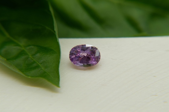 Pastel Violet Sapphire, handcrafted cut 1.15 ct