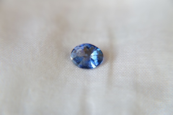 Vivid Blue fine hand cut Madagascar Sapphire 0.87 ct