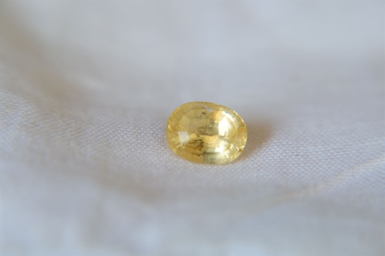 Vivid Fragrant Citron Yellow sapphire 1.96 ct