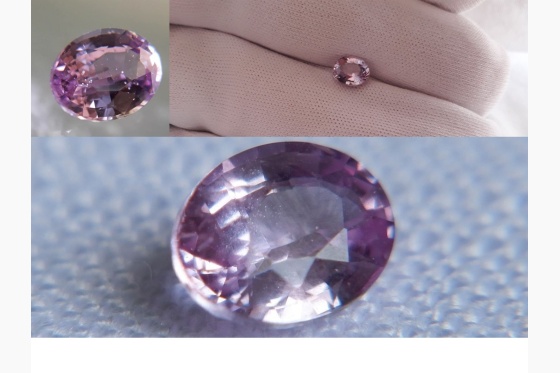 Pink Sapphire, unheated, GIA certified 1.16 ct