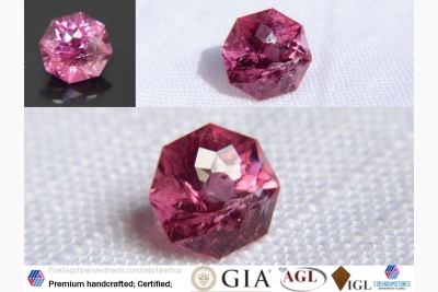 Tourmaline, untreated, reddish Pink 1.95 ct