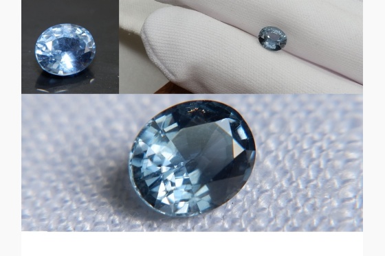 Genuine green blue Sapphire, unheated| GIA 1.13 ct